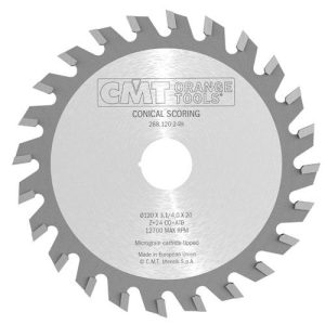 Incisor fijo cónico CMT Ø120x3.1-4.0x20 Z24