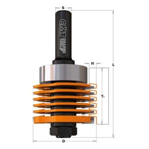 Fresa profesional para juntas CMT 8/900.606
