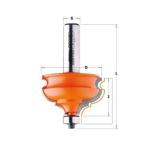 Fresa para molduras con rodamiento guía CMT Serie 8/956.501