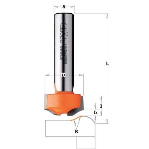 Fresa para canto antigoteo en materiales compuestos CMT 8/981.501