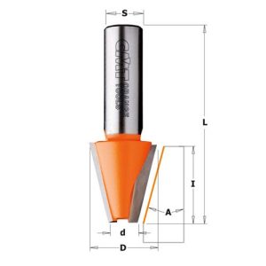 Fresa para biselar para materiales compuestos CMT 8/981.52