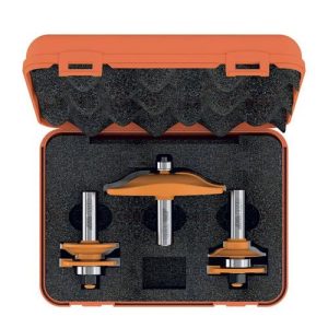 Estuche de 3 fresas para puertas CMT Serie 8/900.512-13-14-16