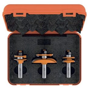 Estuche de 3 fresas para puertas CMT Serie 8/900.518-522