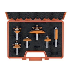 Estuche de 6 fresas para puertas de cocina CMT 800.515-520