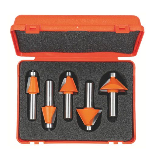 Estuche de 5 fresas para biselar CMT 836.501