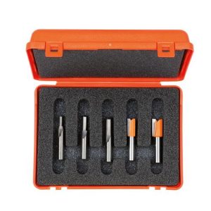 Estuche de 5 fresas de corte recto CMT 900.005.01