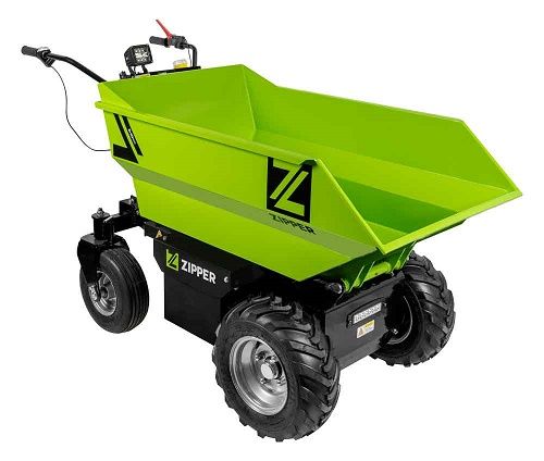 Mini dumper a batería con ruedas ZIPPER ZI-ED500 - Imagen 2