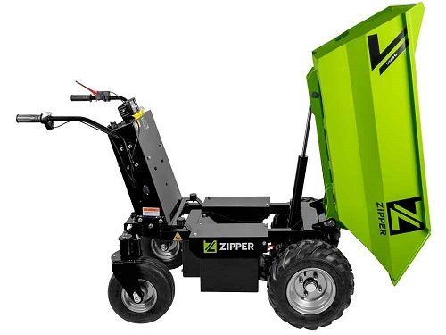 Mini dumper a batería con ruedas ZIPPER ZI-ED500 - Imagen 3