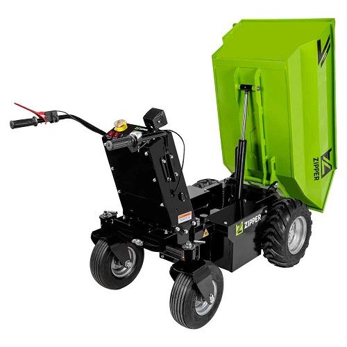Mini dumper a batería con ruedas ZIPPER ZI-ED500 - Imagen 4