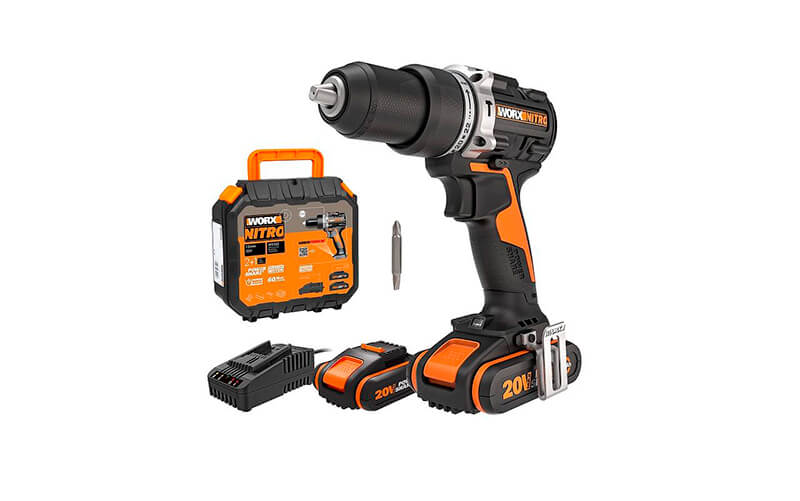 Taladro atornillador percutor WORX WX352 Brushless