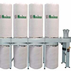 Aspirador de 4 sacos industrial Woodman DE-1000/3