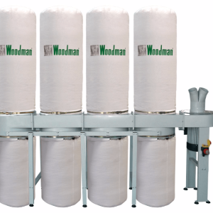 Aspirador de 4 sacos industrial Woodman DE-750/3
