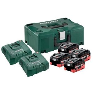 Basic-Set 4 x LiHD 8,0Ah 18V + 2 Cargador ASC Ultra Metabo