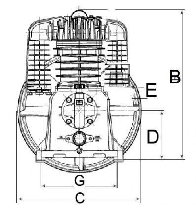 Cabezal compresor Nuair NB5 - Imagen 2