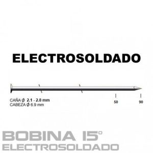 Clavo en bobina CN liso