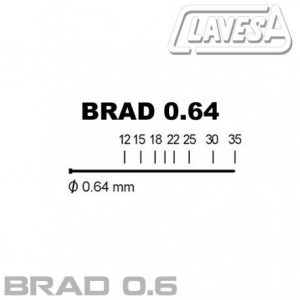 Clavo 0.6 BRAD con cabeza