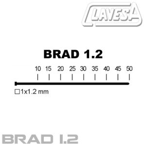 Clavo de 1.2 BRAD con cabeza