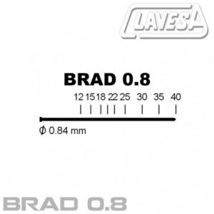 Clavo 0.8 BRAD (MG) con cabeza