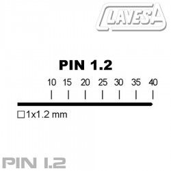 Clavo de 1.2 PIN sin cabeza