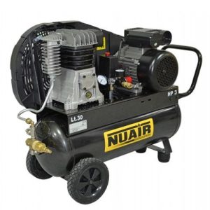 Compresor de pistón Nuair B2800B/30 CM3 MV Marcha en vacío (3Hp/30L)