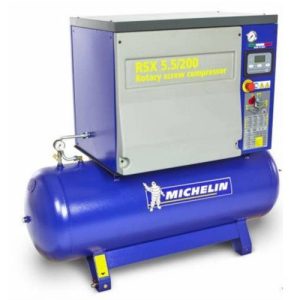Compresor de Tornillo con Caldera Michelín RSX5,5/300 (5,5Hp)
