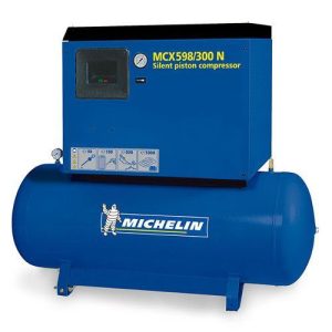 Compresor Silencioso de Pistón con caldera Michelín MCX598/300N (5,5Hp/270L)