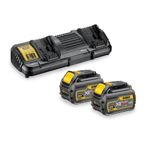 Kit 2 Baterías  + Cargador Doble FLEXVOLT DeWALT DCB132T2-QW