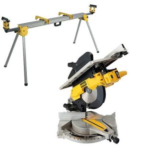 Kit Ingletadora Mesa Superior 1600w (Ø305) + Banco de trabajo DeWALT CPROF156