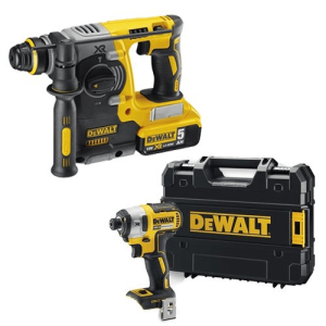 KIT Martillo electroneumático sin escobillas + Atornillador Impacto DeWALT CPROF396 (18V)