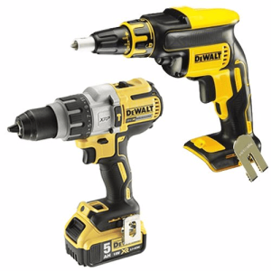 KIT Taladro Percutor + Atornillador Panel yeso DeWALT CPROF296 (18V)