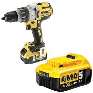 KIT Taladro Percutor + Batería 5.0Ah DeWALT CPROF177 (18V)