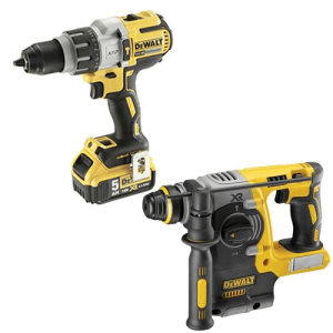 KIT Taladro Percutor + Martillo electroneumático sin escobillas DeWALT CPROF394 (18V)