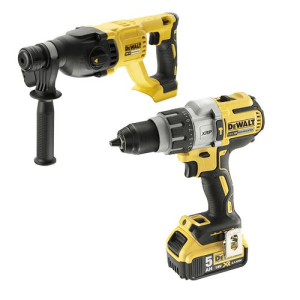 KIT Taladro Percutor + Martillo Electroneumático sin escobillas DeWALT CPROF398 (18V)