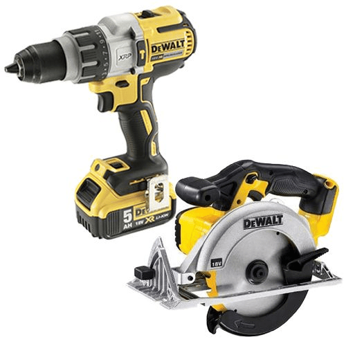 KIT Taladro Percutor + Sierra Circular DeWALT CPROF142 (18V)