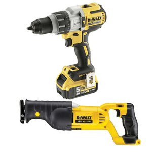 KIT Taladro Percutor + Sierra Sable DeWALT CPROF139 (18V)