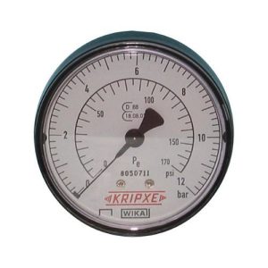 Manómetro de presión KRIPXE 0-12BAR.E/POST Ø62mm M620