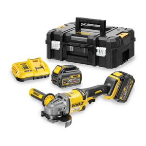 Mini Amoladora sin escobillas DeWALT DCG414T2-QW XR FLEXVOLT LI-ION(54V/6.0Ah)