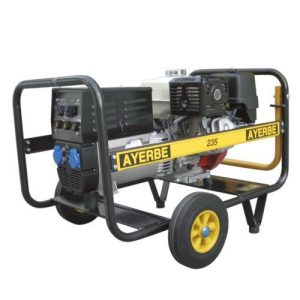 Motosoldadora de gasolina AYERBE AY-235 H AC (6Kva/230V) Motor HONDA