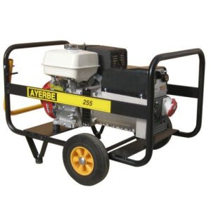 Motosoldadora de gasolina AYERBE AY-255 H CC (5Kva/400-230V) Motor HONDA