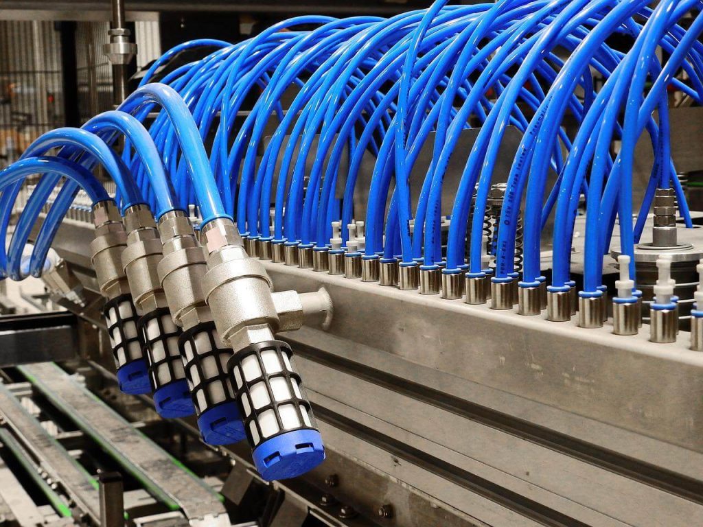 Material de neumática certificado para automatización industrial
