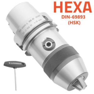 Portabrocas de precisión con cono integrado y llave hexagonal HEXA-SYSTEM DIN-69893-A(HSK) Llambrich