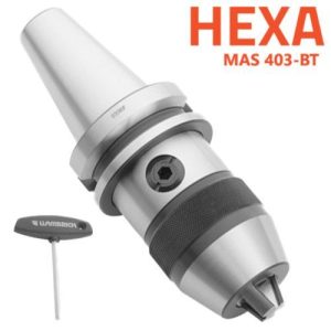 Portabrocas de precisión con cono integrado y llave hexagonal HEXA-SYSTEM MAS 403-BT Llambrich
