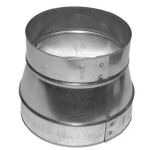 Reducción metálica de Ø120 mm a Ø100 mm