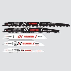 Set 5 hojas de  sierra sable Corta todo Stayer