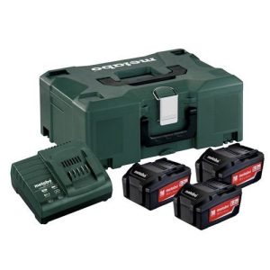Set Básico 3 x 5,2Ah 18V + Cargador ASC 30-36V Metabo