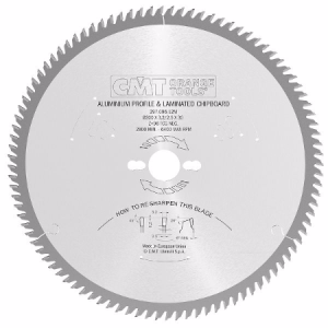 Sierra circular CMT para corte aluminio, PVC, laminados y materiales no ferrosos Ø250x3.2x32 Z80 TCG