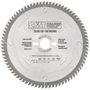 Sierra circular corte de precisión CMT Ø305x3.2x30 Z72 15ºATB