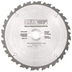 Sierra circular para construcción CMT Ø400x3.2x30 Z28 5ºATB
