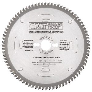 Sierra circular para melamina y laminados CMT Ø300x3,2x30 Z96 40ºATB