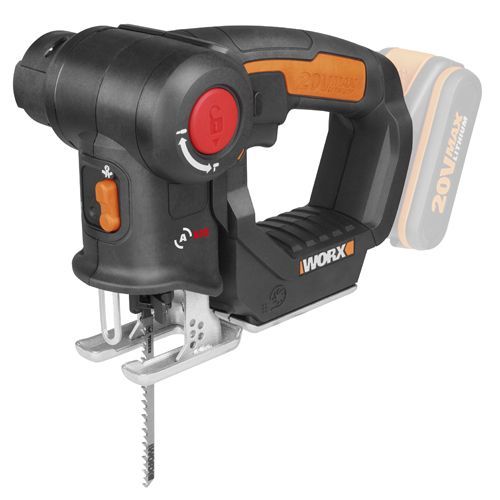 Sierra de calar y de sable 2 en 1 WORX AXIS WX550.9 (20V/sin batería)